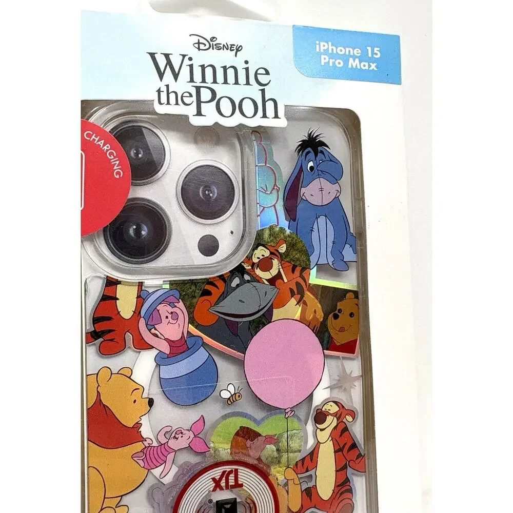 Disney Winnie the Pooh Tigger Eeyore Piglet iPhone 15 Pro Max Case Skinny Dip